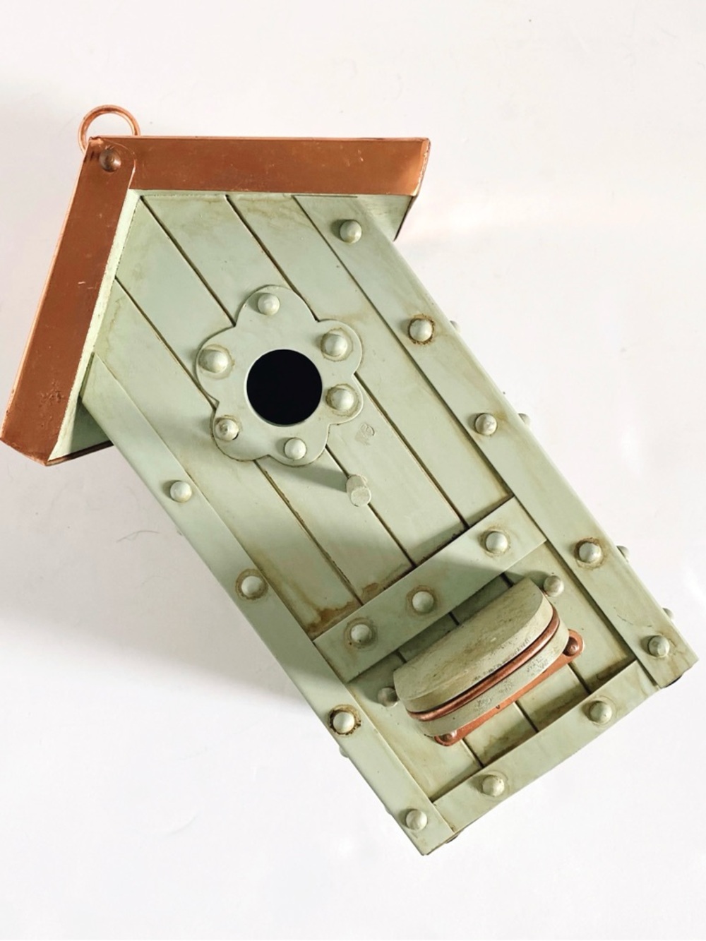HALLMARK Marjolein Bastin Nature's Sketchbook Copper Roof Birdhouse RARE